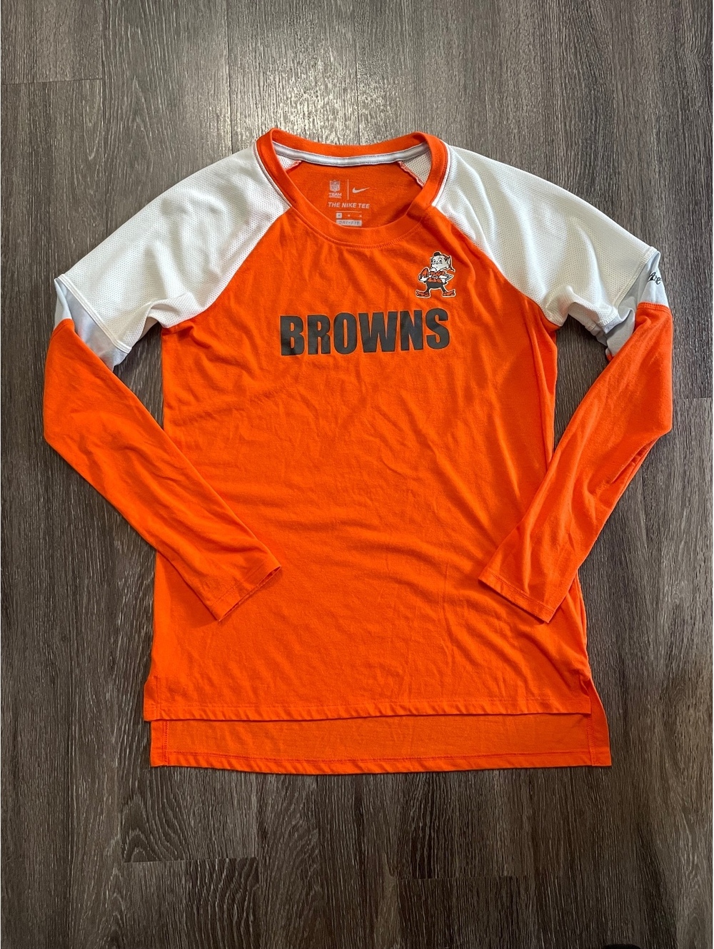 Nike Cleveland Browns Mascot Long Sleeve Tee